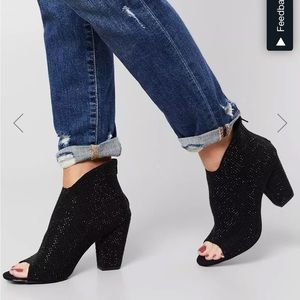 Spice Rhinestone Ankle Boot
